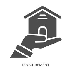 Procurement Icon Line Style. Design Vector Illustration