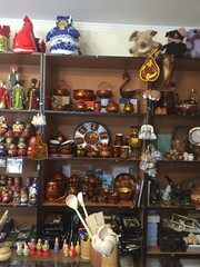 Veliky Novgorod, Russia-8 March, 2016: Historical Museum. The historical exhibitions, wher you will see objects discovered in archaeological excavations in Veliky Novgorod