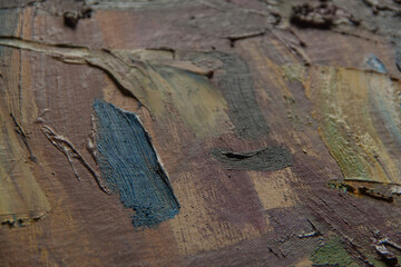 Abstract art. Art texture and background. Large brushstroke. Acrylic art