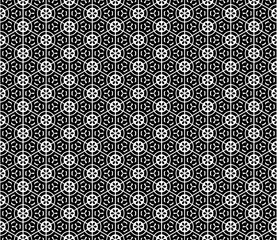 Black and white seamless abstract pattern. Background and backdrop. Grayscale ornamental design.