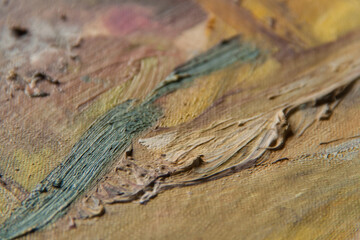 Abstract art. Art texture and background. Large brushstroke. Acrylic art