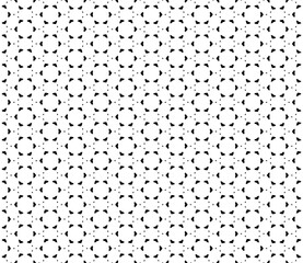 Black and white seamless abstract pattern. Background and backdrop. Grayscale ornamental design.