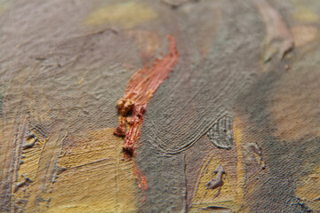 Abstract art. Art texture and background. Large brushstroke. Acrylic art