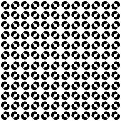 Black and white seamless abstract pattern. Background and backdrop. Grayscale ornamental design.
