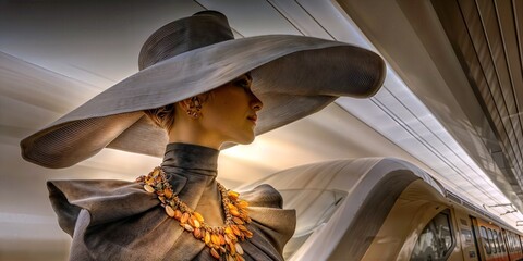 The Passage of Elegance - Fashion Meets Transportation