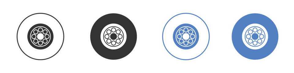 Car bearing icon for web design. pixel perfect flat icons