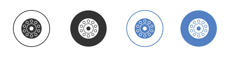 Car bearing icon for web design. pixel perfect flat icons