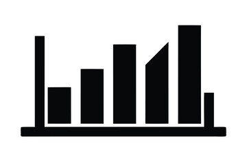 bar chart  choosing based on data   vector icon i