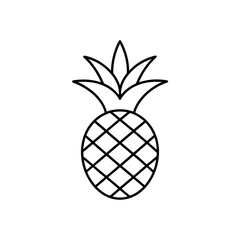 Fototapeta premium pineapple icon vector