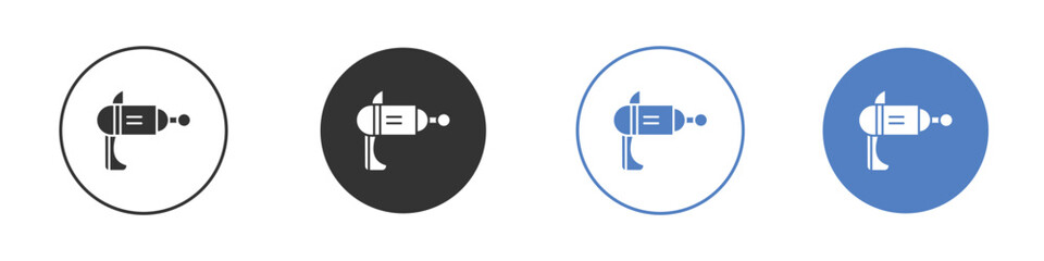 Blaster icon for web design. pixel perfect flat icons