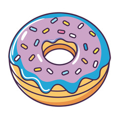 donut isolated on white