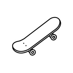 skateboard icon vector © Swapon
