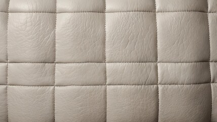 Fototapeta premium white leather upholstery