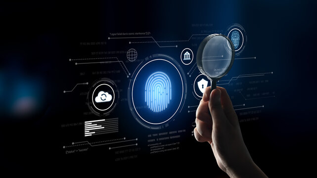 Biometric identity system using fingerprint and facial recognition to secure cloud access, protect sensitive data, and authenticate users in digital platforms Latch