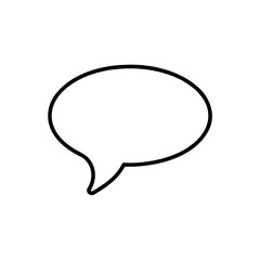 speech bubble icon vector