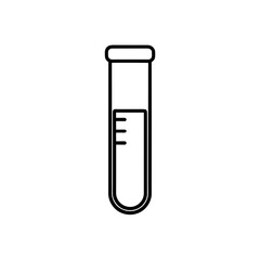 test tube icon vector