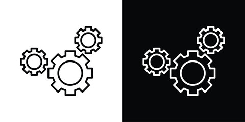 Operation icon. Editable strokes icons for your design