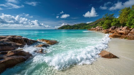 anse lazio beach at praslin island seychelles no logos no brands ar 169