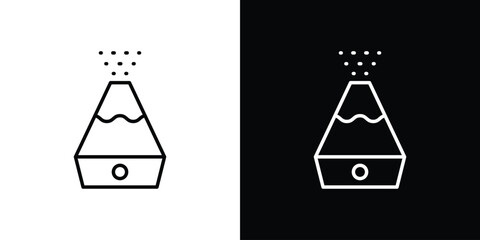 Humidifier pack. vector glyph flat icons