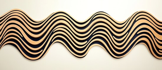 Abstract wavy design