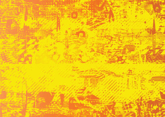 Glitch distorted geometric shape . Noise destroyed logo . Trendy cyber punk poster . Glitched frame .Grunge textured . Distressed effect .Vector shapes with a halftone dots screen print texture.