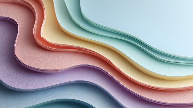 Layered paper abstract background
