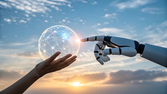 AI technology  and science related icon image 