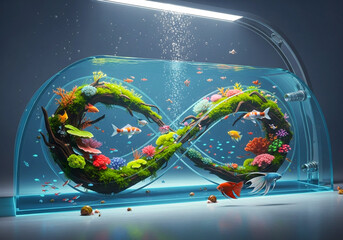 abstract background with butterflies