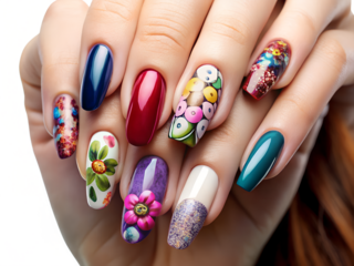 woman hands with colored pencils isolated on white background. PNG Transparent file type with high definition quality And vibrant color grading Available.