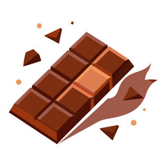 chocolate bar with nuts