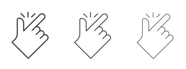 Easy icon in line art doodle style. Editable stroke outline sign, eps 10