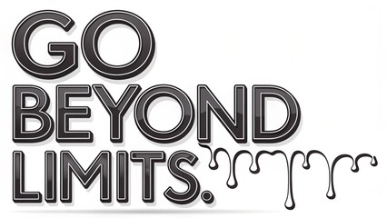 Trendy Commercial Slogans with Stunning Visual Design in liquid style 