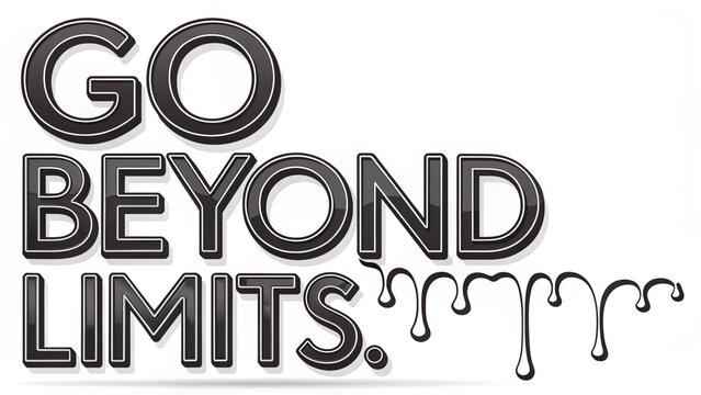 Trendy Commercial Slogans with Stunning Visual Design in liquid style 