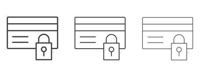 Credit limit icon in line art doodle style. Editable stroke outline sign, eps 10