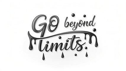 Trendy Commercial Slogans with Stunning Visual Design in liquid style 