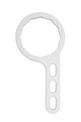 Plastic round key for water filter replacement