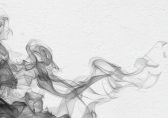 Fototapeta premium white smoke and white background smoke air with fire texture abstract illustration