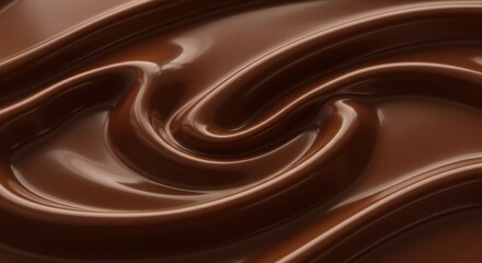 Swirling Dark Chocolate Texture: Rich, Smooth, and Luxurious