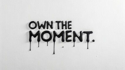Trendy Commercial Slogans with Stunning Visual Design in liquid style 