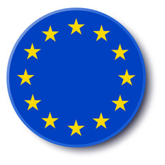 eu europa symbol button schaltfläche sterne blau politik