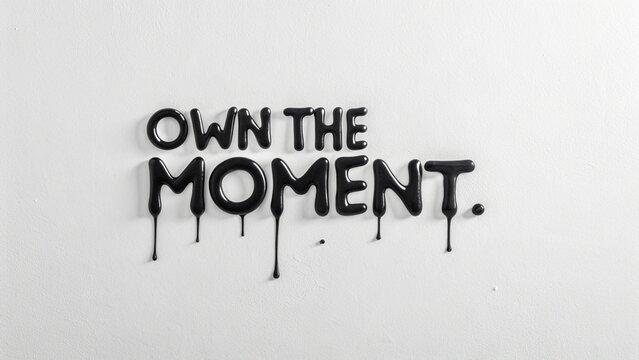 Trendy Commercial Slogans with Stunning Visual Design in liquid style 
