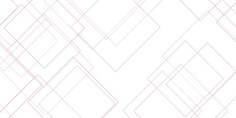 Abstract geometric design with overlapping purple outlines on white background modern vector illustration