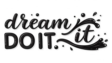 Trendy Commercial Slogans with Stunning Visual Design in liquid style 