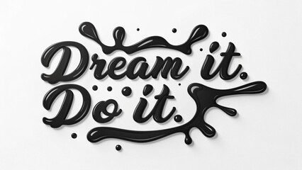 Trendy Commercial Slogans with Stunning Visual Design in liquid style 