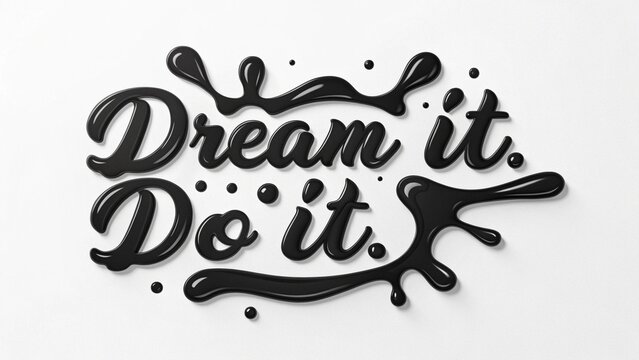 Trendy Commercial Slogans with Stunning Visual Design in liquid style 