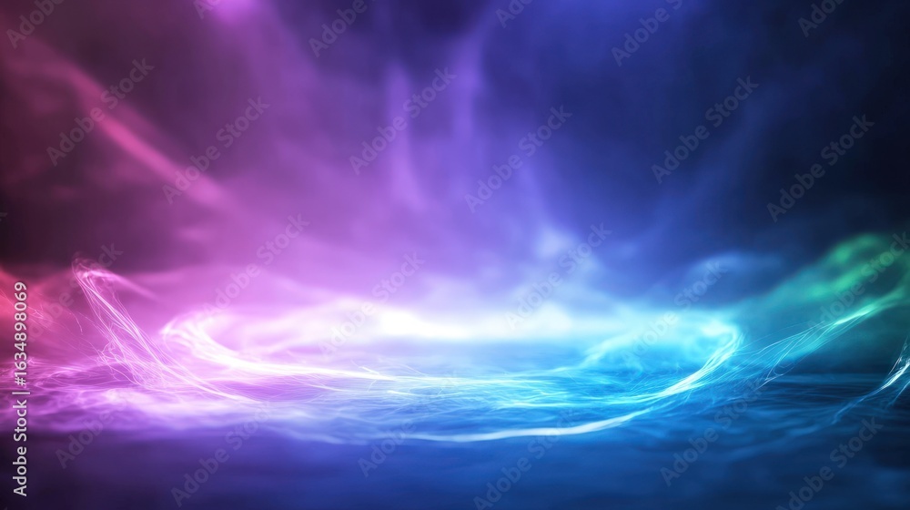 Poster dynamic energy flow abstract colorful wave background