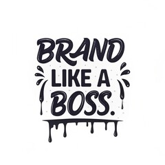 Trendy Commercial Slogans with Stunning Visual Design in liquid style 