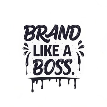 Trendy Commercial Slogans with Stunning Visual Design in liquid style 