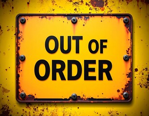 out of order sign printable