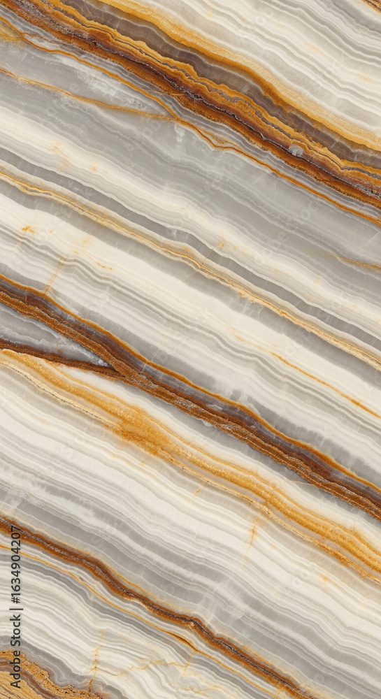 Poster grey and beige marble texture with wavy lines, showcasing elegant, luxurious stone pattern ideal for
